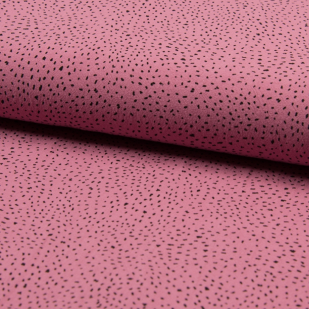0,5m Stoff Baumwollstoff Baumwolle Kinderstoff Meterware Dekostoff Punkte pink