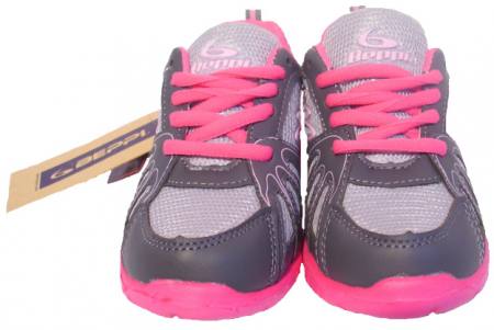 Mädchen Kinder Schuhe Sportschuhe Sneaker Freizeitschuhe Schnürschuhe Kinderschuhe Grau Pink