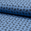 0,5m Stoff Pique Poloshirtstoff Baumwollstoff Jersey Waffelpique Kinderstoff Baumwolle blau