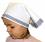 adelleo Baby Mädchen Sommertuch Tuch Kopftuch Sonnenschutz Kindermütze Baumwolle Weiß Blau