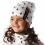 Marika Mädchen Set Mütze Beanie Loopschal Frühling mit Baumwolle Weiß