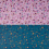 Popeline Stoff Baumwollstoff Kinderstoff Baumwolle Meterware Dekostoff Blumen rosa petrol blau