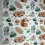 Stoff Meterware Baumwollstoff Baumwolle Kinderstoff Dekostoff Tier Motiv bunt Igel Eichhörnchen